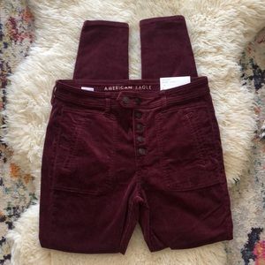 American Eagle Corduroy Hi-Rise Jegging